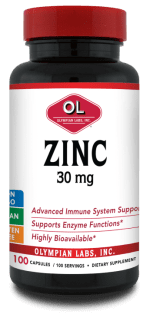 Zinc 30mg 1 bottle