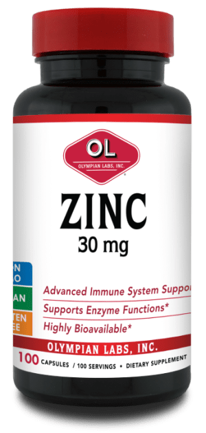 Zinc 30mg 1 bottle